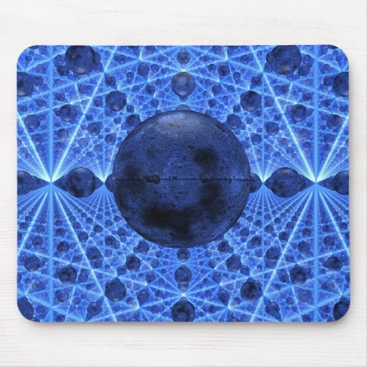 Blue Infinity Mousepad Muismat (Voorkant)