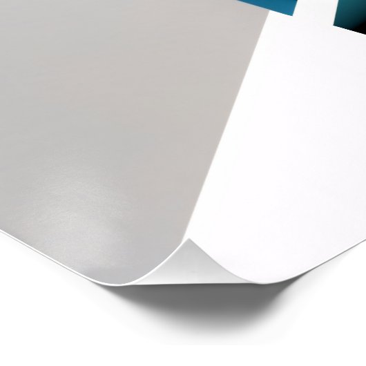 Blue Intersection Perfect Poster (Hoek)