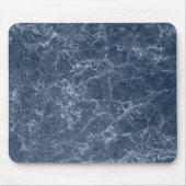 Blue Intricate Marble Texture Pattern Muismat (Voorkant)