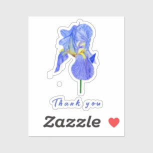 Blue Iris Bedankt voor de Vinyl Sticker