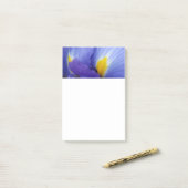 Blue Iris Flower 4x6 PostIt Notes (Op bureau)