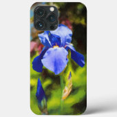 Blue Iris Hoesje-Mate iPhone Case Case (Achterkant)