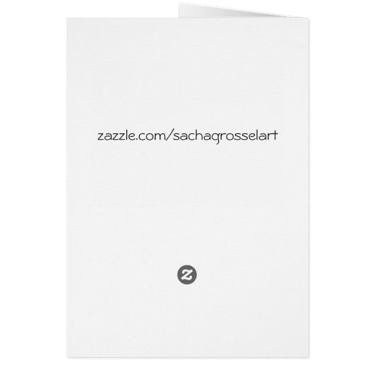 Blue Iris moderne waterverf florale kunst (Achterkant)