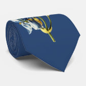 Blue Iris Stropdas (Opgerold)