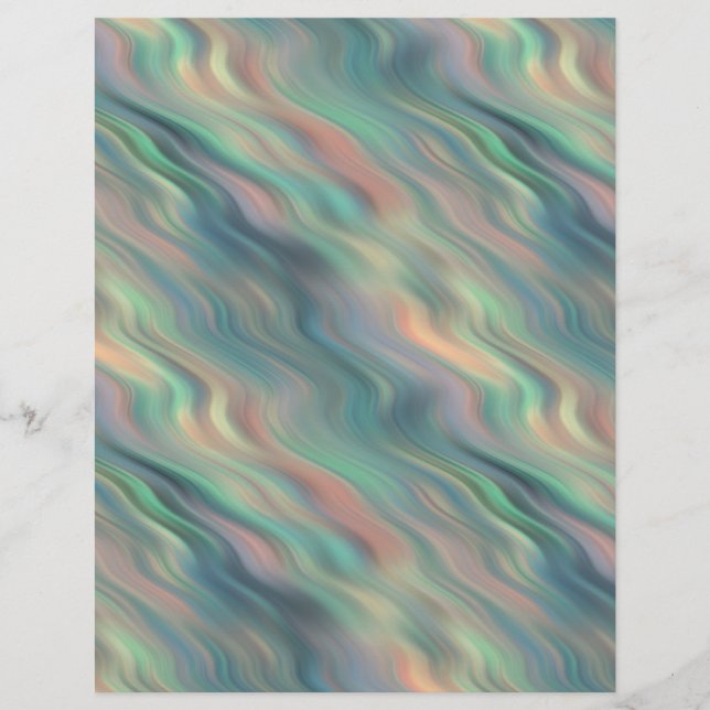 Blue Iris Wavy Texture (Voorkant)