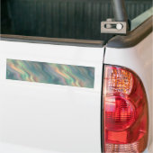 Blue Iris Wavy Texture Bumpersticker (Op Truck)