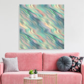 Blue Iris Wavy Texture Canvas Afdruk (Insitu (Woonkamer))