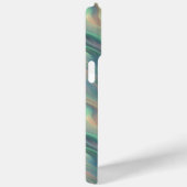 Blue Iris Wavy Texture Case-Mate iPhone Case (Achterkant / Rechts)