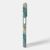 Blue Iris Wavy Texture Case-Mate iPhone Case (Achterkant / Rechts)