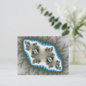 Blue Islands - Carte postale fractale (Debout devant)