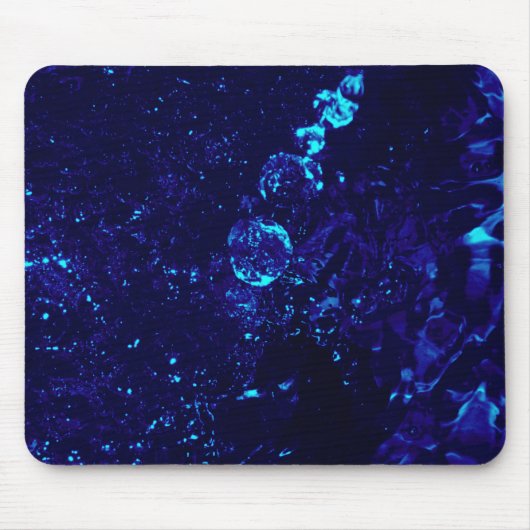 Blue Jacuzzi Bubbles Kantoor Muismat (Voorkant)