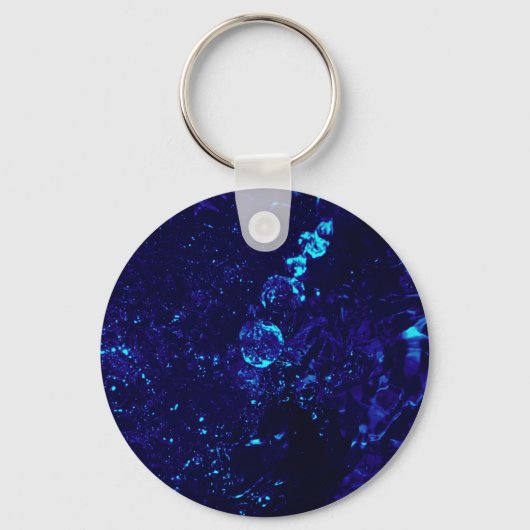 Blue Jacuzzi Bubbles Sleutelhanger (Voorkant)