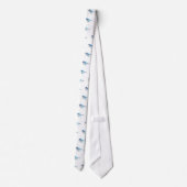 Blue Jay Bird - Geai Bleu Stropdas (Achterkant)