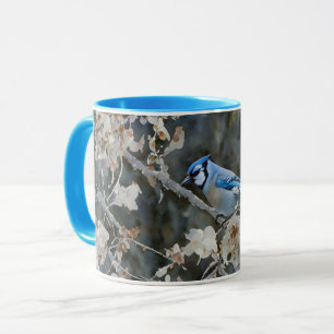  Blue Jay Bird Mok Cup