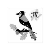 Blue Jay Bird Rubberstempel (Afrduk)