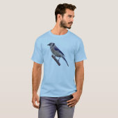 Blue Jay Bird T-shirt (Voorkant volledig)