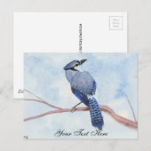 Blue Jay Briefkaart (Voorkant / Achterkant)