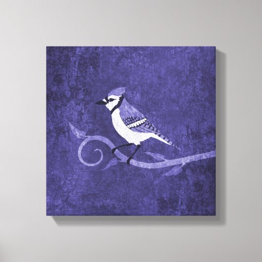 Blue Jay Canvas afdrukken (Voorkant)