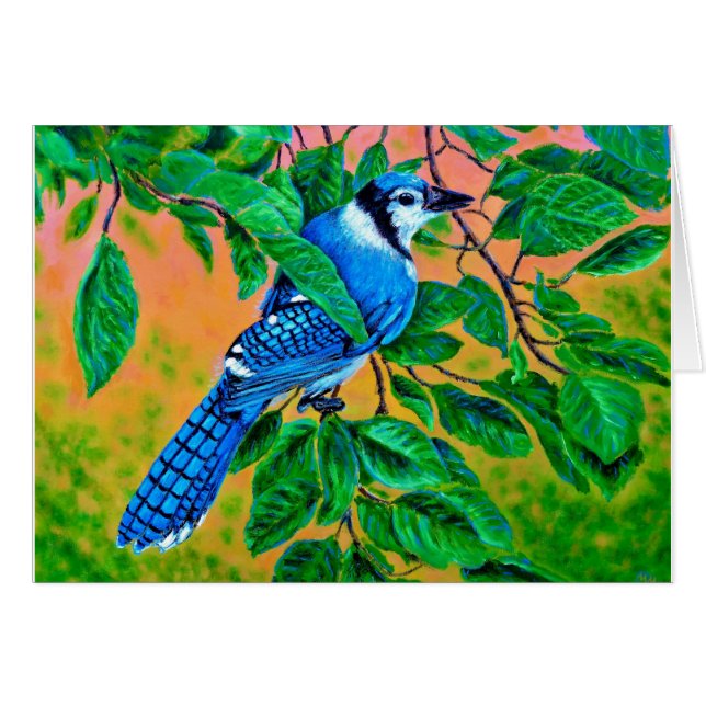 Blue Jay Card (Voorkant Horizontaal)