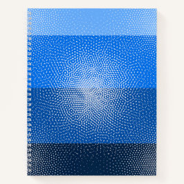 Blue Jay-geïnspireerde Gradient Notitieboek