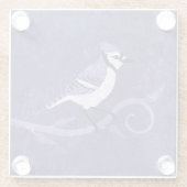 Blue Jay Glass Onderzetter (Achterkant)