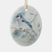 Blue Jay Holiday Ornament (Rechts)