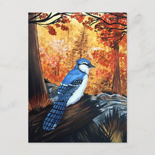 Blue Jay Life Briefkaart (Voorkant)