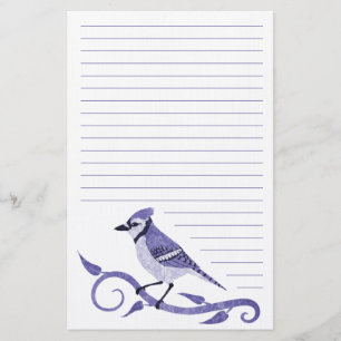 Blue Jay Lined Stationery Briefpapier