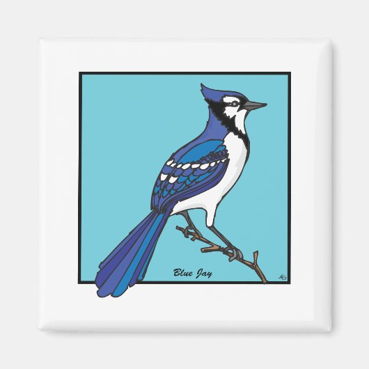 BLUE JAY MAGNEET (Voorkant)