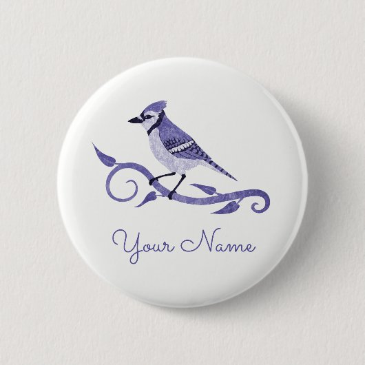 Blue Jay Name Button (Voorkant)