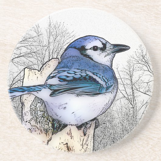 Blue Jay Onderzetters (Voorkant)
