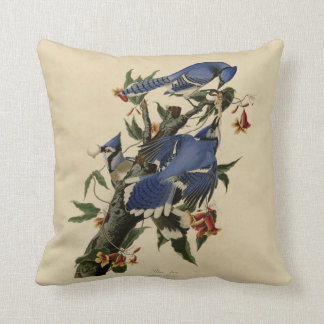 Blue Jay Painting Pillow Kussen