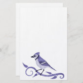Blue Jay Plain Stationery Briefpapier (Voorkant / Achterkant)