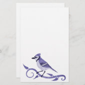 Blue Jay Plain Stationery Briefpapier (Voorkant / Achterkant)