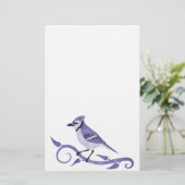 Blue Jay Plain Stationery Briefpapier (Staand voorkant)