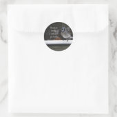 Blue Jay : Sans vous ici Stickers (Sac)