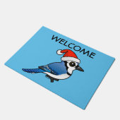 Blue Jay Santa Deurmat (Schuin)