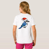 Blue Jay Santa T-shirt (Achterkant volledig)