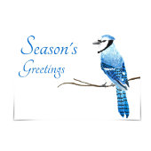 Blue Jay Season's Waterverf Kaart