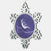 Blue Jay Snowflake Ornament (Rechts)