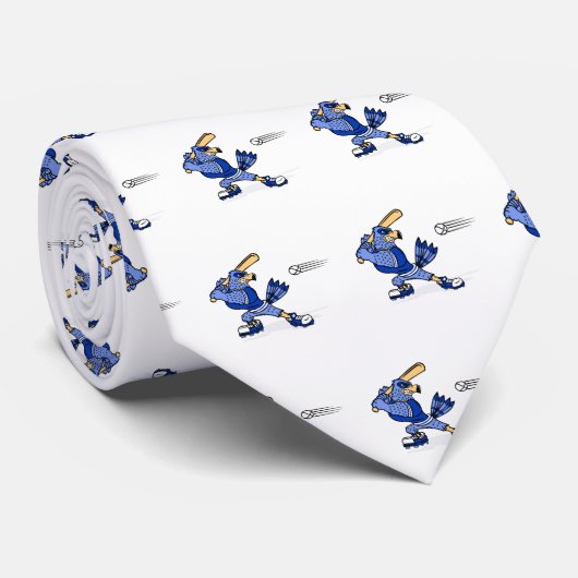 Blue Jay Spelling Baseball Stropdas (Opgerold)