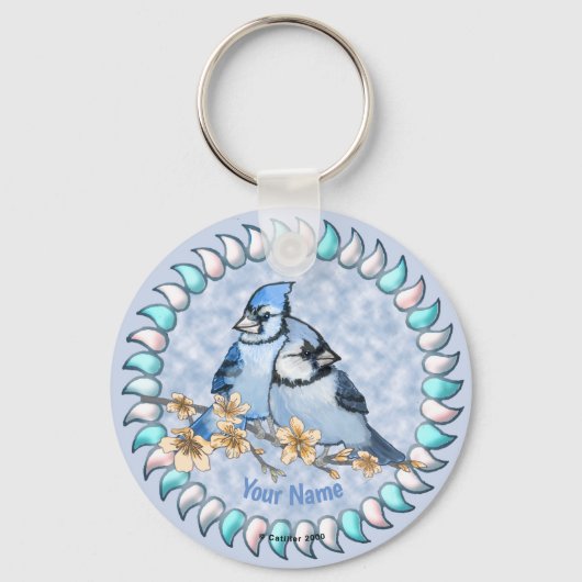 Blue Jay Tak Sleutelhanger (Voorkant)
