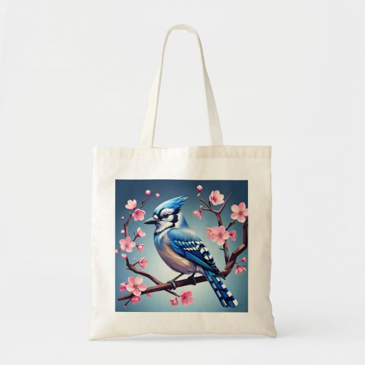 "BLUE JAY" TOTE BAG (Voorkant)