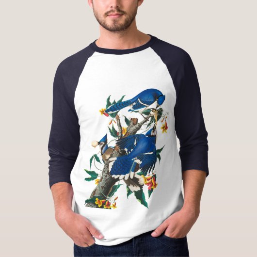 Blue Jay van John James Audubon T-shirt (Voorkant)