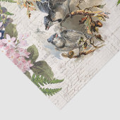 Blue Jays  Birdcage Floral Tissuepapier (Detail)