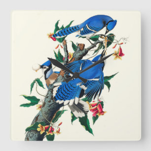 Blue Jays Ceramic Tile Vierkante Klok