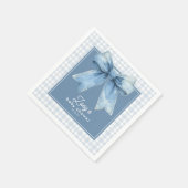 Blue Jean Baby Baby Shower Paper Napkin Servet (Hoek)