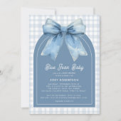 Blue Jean Baby Boy Baby shower Invitation (Devant)