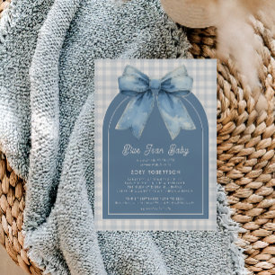 Blue Jean Baby Boy Baby shower Kaart