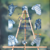 Blue Jean Baby Denim Baby shower à thème Bienvenue (Neutre)